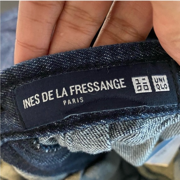 UNIQLO × Ines de la Fressange Paris Denim Midi Skirt – Size 8 / 28” Waist - Picture 3 of 6